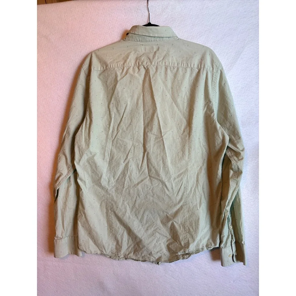 Banana Republic Soft Wash Slim Fit Long Sleeve Button Down‎ Shirt Light Green L